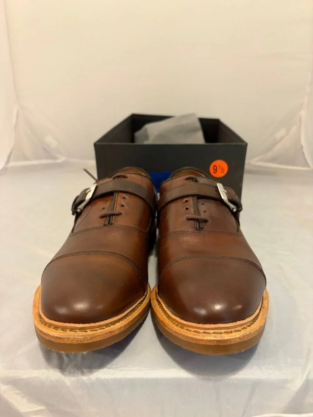 Allen Edmonds Park Avenue Velo Chill brown leather dress shoes men’s size 9.5